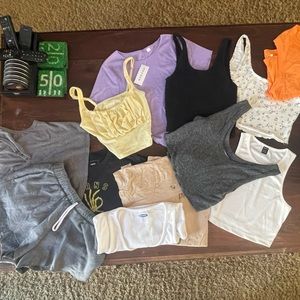 Lot of Teenage Girl size Small and XS fun clothes - Vans, Hollister, PacSun etc.